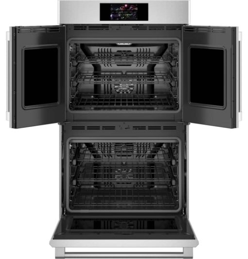 Monogram Statement Collection 30" Stainless Steel Smart French-Door Electric Convection Double Wall Oven - Image 2