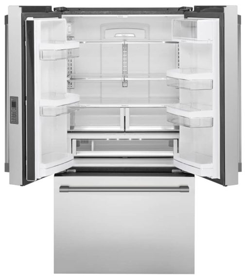 Monogram ENERGY STAR 23.1 Cu. Ft. Stainless Steel Counter-Depth French-Door Refrigerator - Image 3