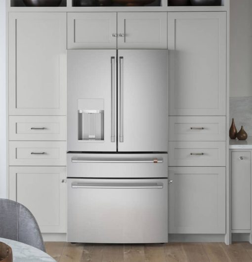 Cafe ENERGY STAR 27.6 Cu. Ft. Stainless Steel With Brushed Stainless Smart 4Door French-Door Refrigerator - - Image 11