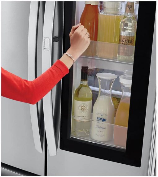 LG 23 Cu. Ft. PrintProof Stainless Steel InstaView Door-In-Door Counter-Depth Refrigerator - Image 11