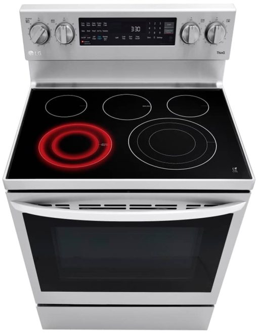 LG 6.3 Cu. Ft. PrintProof Stainless Steel Smart Wi-Fi Enabled Fan Convection Electric Range With Air Fry & EasyClean - Image 11