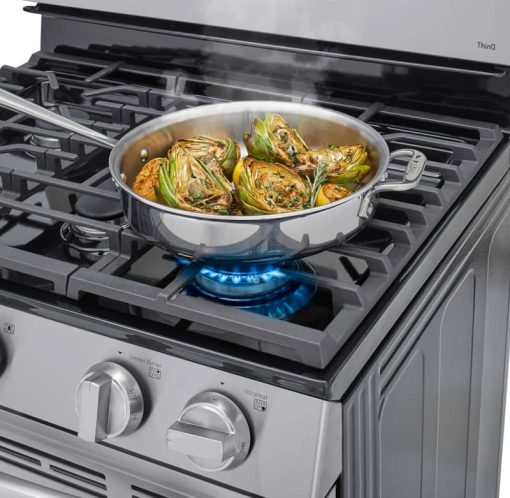 LG 5.8 Cu. Ft. Stainless Steel Smart Wi-Fi Enabled Fan Convection Gas Range With Air Fry & EasyClean - Image 11
