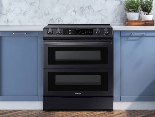 Samsung ADA 6.3 Cu. Ft. Fingerprint Resistant Black Stainless Steel Flex Duo Slide-in Electric Range With Smart Dial, Air Fry & Wi-Fi - Image 11