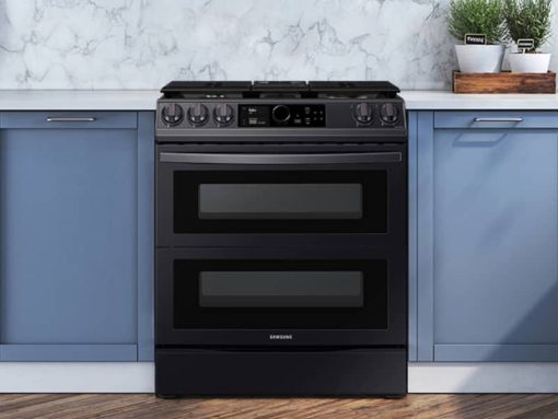 Samsung ADA 6 Cu. Ft. Fingerprint Resistant Black Stainless Steel Flex Duo Slide-In Gas Range With Smart Dial, Air Fry & Wi-Fi - Image 11