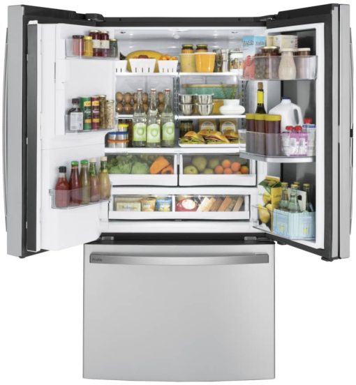 GE Profile ADA 27.7 Cu. Ft. Fingerprint Resistant Stainless Steel French-Door Refrigerator With Door In Door And Hands-Free AutoFill - Image 2