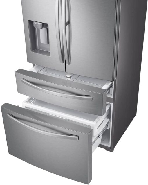 Samsung ADA 22 Cu. Ft. Food Showcase Fingerprint Resistant Stainless Steel Counter Depth 4Door French Door Refrigerator - - Image 11