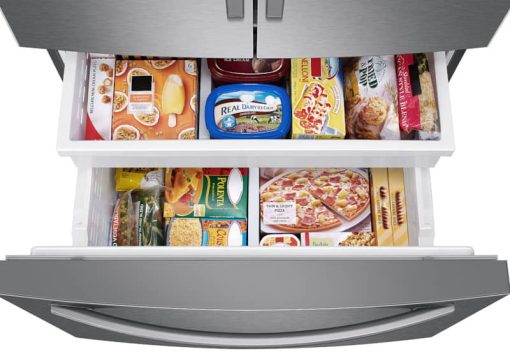 Samsung 27 Cu. Ft. Fingerprint Resistant Stainless Steel French Door Refrigerator With External Water & Ice Dispenser - Image 11