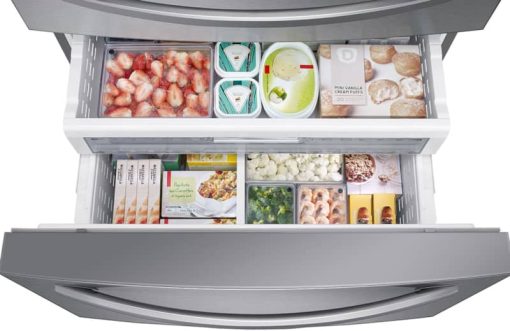 Samsung ADA 28 Cu. Ft. Fingerprint Resistant Stainless Steel 4Door French Door Refrigerator With FlexZone Drawer - - Image 8