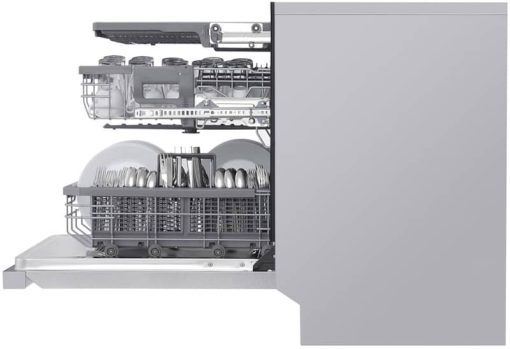 LG 24" PrintProof Stainless Steel Top Control Smart Wi-Fi Enabled Dishwasher With QuadWash And TrueSteam - Image 12