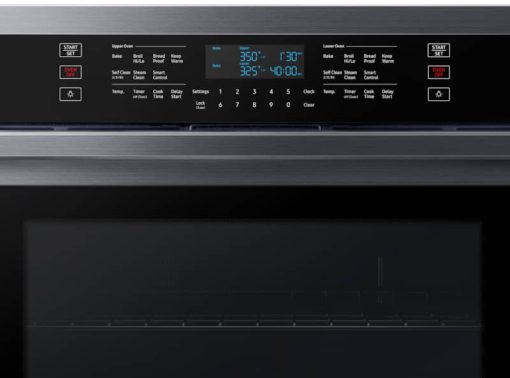Samsung 30" Fingerprint Resistant Black Stainless Steel Double Wall Oven - Image 12