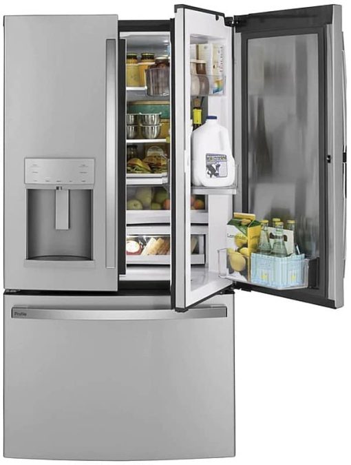 GE Profile ADA 27.7 Cu. Ft. Fingerprint Resistant Stainless Steel French-Door Refrigerator With Door In Door And Hands-Free AutoFill - Image 8