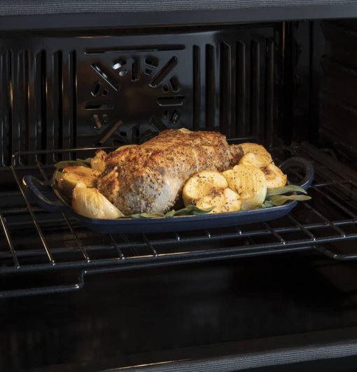 GE Profile Series 30" Black Stainless Built-In Convection Double Wall Oven - Image 12