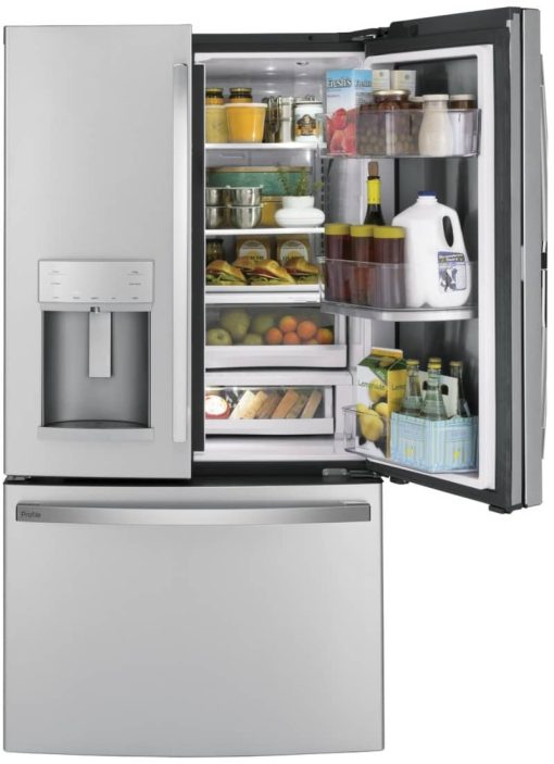 GE Profile ADA 27.7 Cu. Ft. Fingerprint Resistant Stainless Steel French-Door Refrigerator With Door In Door And Hands-Free AutoFill - Image 5