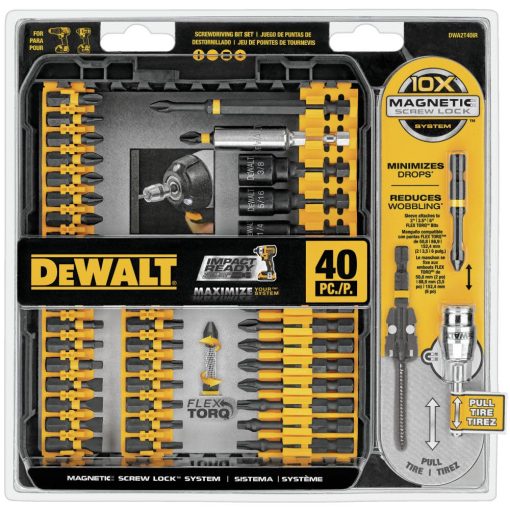 20 V MAX XR Li-ion 6 Tool Combo Kit with 40-Piece Impact Ready Screwdriving Set - Image 8