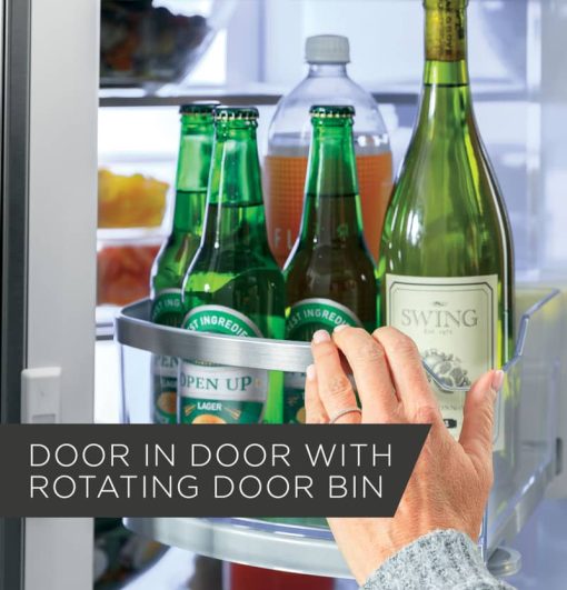 GE Profile ADA 22.1 Cu. Ft. Fingerprint Resistant Stainless Steel Counter-Depth French-Door Refrigerator With Door In Door And Hands-Free AutoFill - Image 14