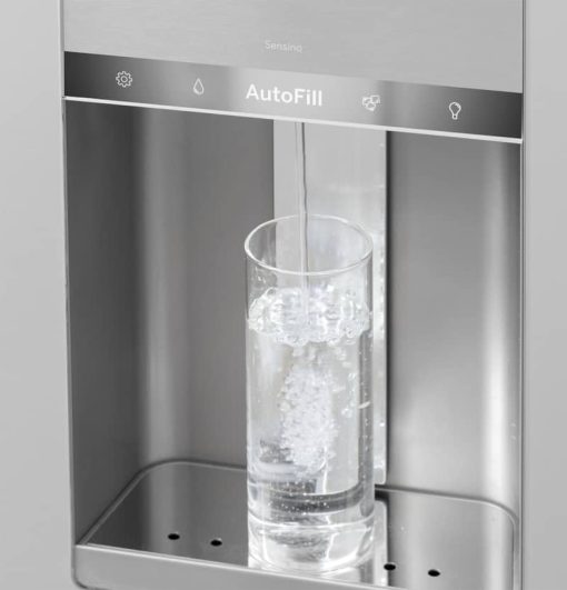 Cafe ENERGY STAR 27.6 Cu. Ft. Stainless Steel With Brushed Stainless Smart 4Door French-Door Refrigerator - - Image 15