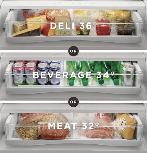 GE Profile ADA 27.7 Cu. Ft. Fingerprint Resistant Stainless Steel French-Door Refrigerator With Door In Door And Hands-Free AutoFill - Image 16