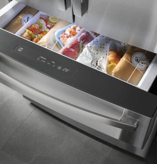 GE Profile 27.9 Cu. Ft. Fingerprint Resistant Stainless Steel Smart 4Door French-Door Refrigerator With Door In Door - - Image 16