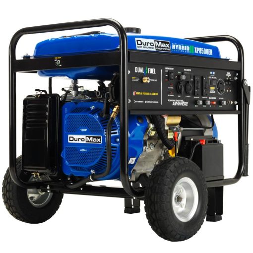 DuroMax 8,500 Watt 16hp Dual Fuel Portable Generator with Electric Start