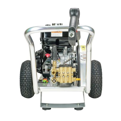 Aluminum Water Blaster 4200 PSI at 4.0 GPM HONDA GX390 with AAA Triplex Plunger Pump Cold Water Professional Belt Drive Gas Pressure Washer (49-State) - Image 5