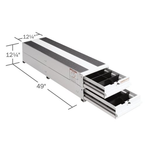 Itemizer® Van Drawer Unit, Stacked, 49 In. x 12.5 In. x 12.5 In. - Image 2