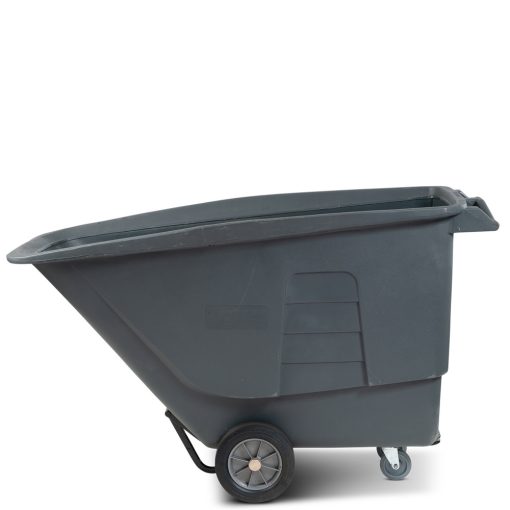 Toter 1 Cubic Yard 1200 lbs Capacity Standard Duty Tilt Truck Gray