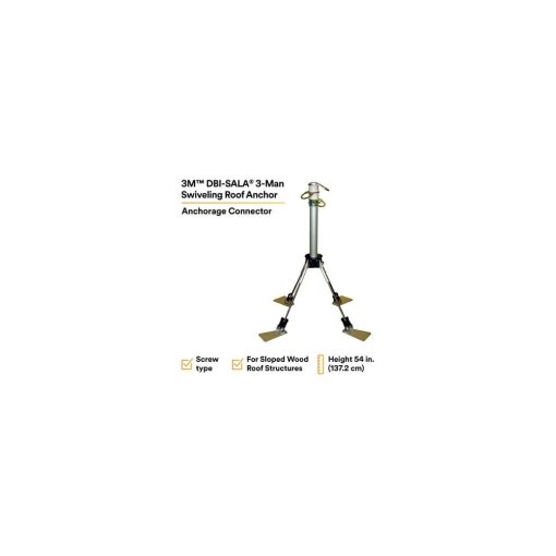 DBI Sala 3 Man Swiveling Roof Anchor - Image 2