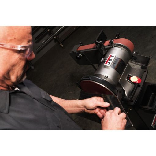 Variable Speed Combination Industrial 2 Inch x 48 Inch and 9 Inch Disc Grinder - Image 3