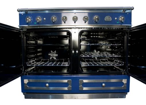 La Cornue CornuFe 110 43" Pure White With Satin Chrome Dual Fuel Range - Image 4