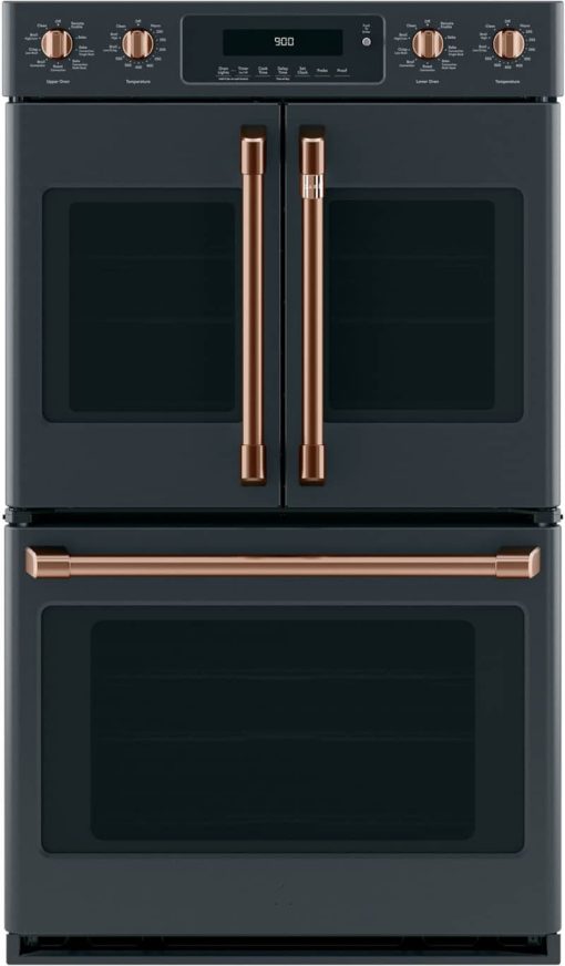 Cafe 30" Brushed Copper Handle & Knob Set For French Door Double Wall Oven - Image 2