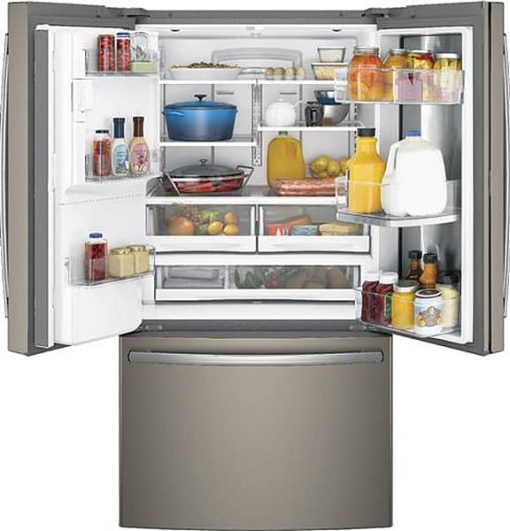GE ADA 27.7 Cu. Ft. Slate French-Door Refrigerator With Door In Door - Image 2