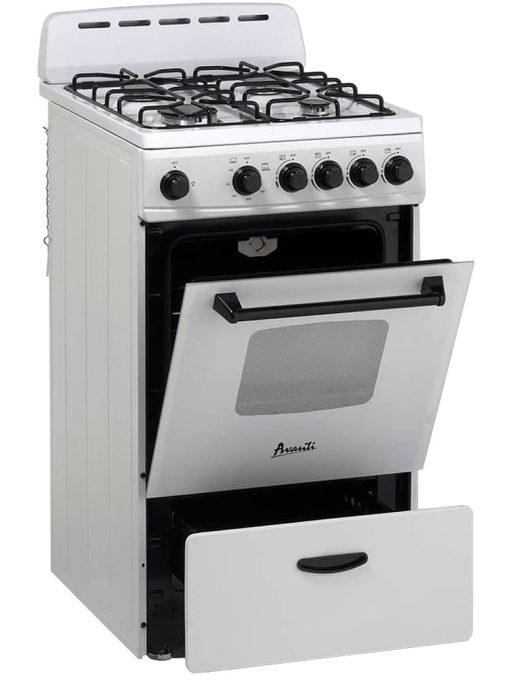 Avanti ADA 20" White Gas Range - Image 2