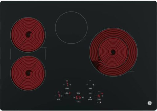 GE ADA 30" Black Built-In Touch Control Electric Cooktop - Image 2