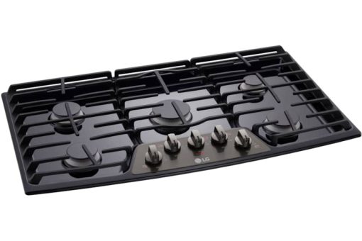 LG 36" Black Stainless Steel Gas Cooktop With SuperBoil - Image 2