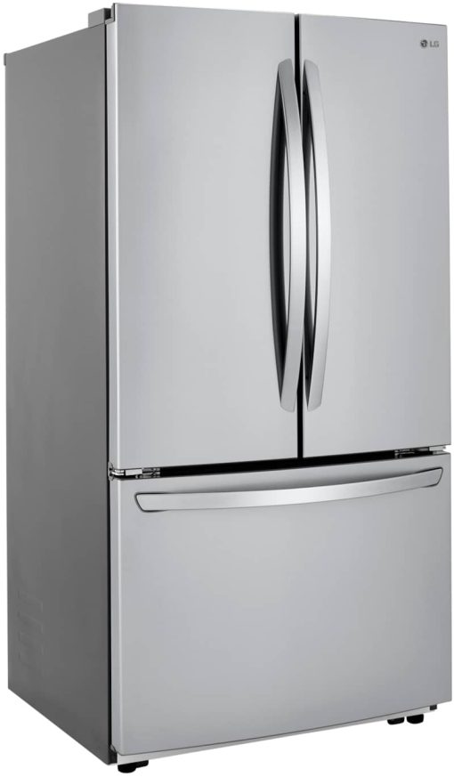 LG 23 Cu. Ft. PrintProof Stainless Steel French Door Counter Depth Refrigerator - Image 4