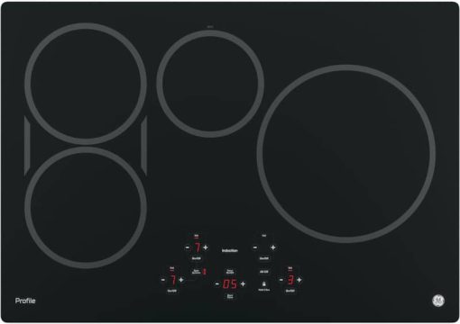GE Profile ADA 30" Black Built-In Touch Control Induction Cooktop - Image 2