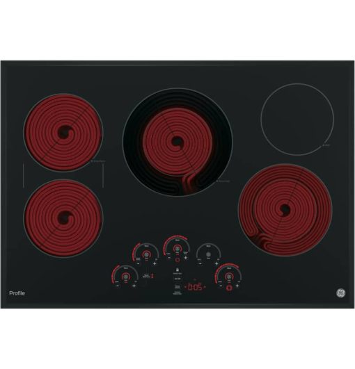 GE Profile ADA 30" Black Built-In Touch Control Electric Cooktop - Image 2
