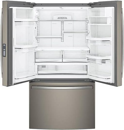 GE Profile ENERGY STAR 23.1 Cu. Ft. Slate Counter-Depth French-Door Refrigerator - Image 3