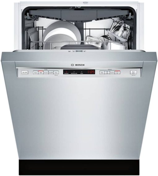 Bosch 300 Series 24" Stainless Steel Recessed Handle Dishwasher - Image 3