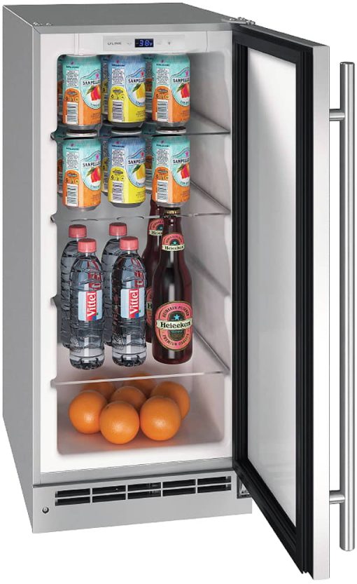 U-Line Outdoor Collection 15" Stainless Solid Refrigerator - Image 2