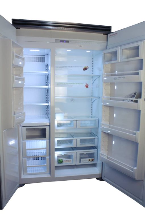 Viking Quiet Cool 5 Series 48" Stainless Steel Built-In Side-By-Side Refrigerator - Image 2