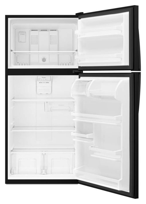 Whirlpool ADA 30" Black Top-Freezer Refrigerator - Image 3