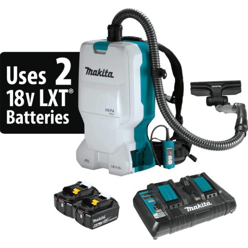 18V X2 LXT® Lithium-Ion (36V) Brushless Cordless 1.6 Gallon HEPA Filter Backpack Dry Vacuum Kit (6.0Ah)