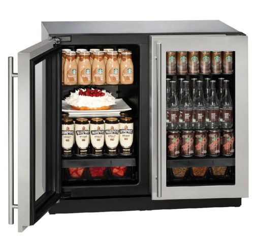U-Line 3000 Series 36" Stainless Frame Dual-Zone Refrigerator - Image 3