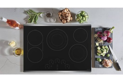 Cafe ADA 30" Stainless Steel Built-In Electric Cooktop - Image 4