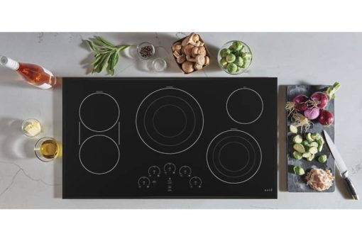 Cafe ADA 36" Black Built-In Electric Cooktop - Image 4