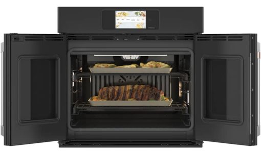 Cafe Professional Series 30" Matte Black Smart Built-In French-Door Single Wall Oven - Image 3