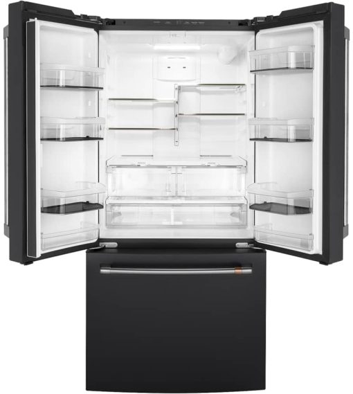 Cafe ADA 18.6 Cu. Ft. Matte Black Counter-Depth French-Door Refrigerator - Image 3