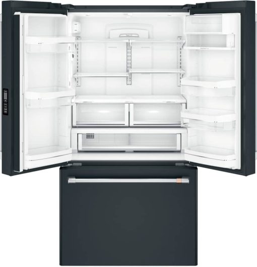 Cafe 23.1 Cu. Ft. Matte Black Counter-Depth French Door Refrigerator - Image 3