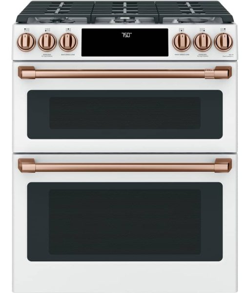 Cafe Brushed Copper Front Control Gas Knobs & Handles - Image 3